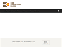 Tablet Screenshot of ekomaintenance.com